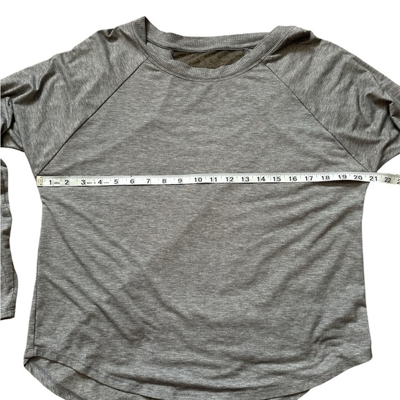 ATHLETA Gray Long Sleeve Top size M - Picture 3 of 4